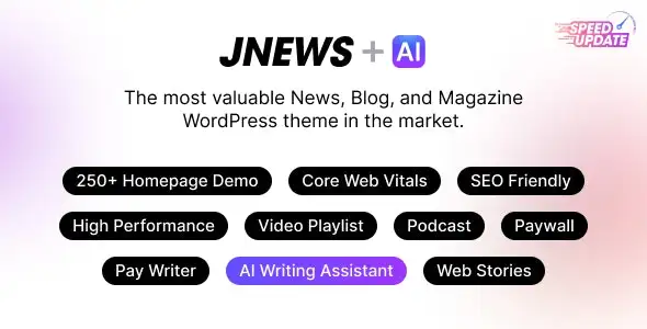 JNews - The Ultimate WordPress Newspaper, Magazine, & Blog AMP Theme for Publishers